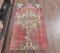 Tapis Oushak 2x4 Vintage Fait Main en Laine, Turquie 4