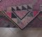 3x13 Vintage Turkish Oushak Purple Hand-Knotted Wool Runner, Image 5