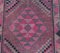 Tappeto Oushak vintage in lana viola a rete, Regno Unito, Immagine 6