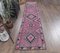 3x13 Vintage Turkish Oushak Purple Hand-Knotted Wool Runner 2