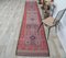3x14 Vintage Turkish Oushak Hand-Knotted Red & Purple Runner 2
