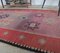 3x14 Vintage Turkish Oushak Hand-Knotted Red & Purple Runner 5