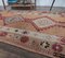 3x13 Vintage Turkish Oushak Hand-Knotted Red Wool Runner 5