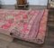 3x8 Vintage Turkish Oushak Hand-Knotted Pink Wool Runner 7