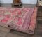 Tapis de Couloir Oushak 3x8 Vintage en Laine Rose Fait Main, Turquie 7