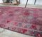 Tapis Oushak Vintage Fait Main en Laine Violet, Turquie, 3x12 5