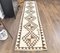 3x12 Vintage Turkish Oushak Handmade Wool Runner Rug, Image 2