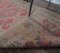 3x12 Vintage Turkish Oushak Hand-Knotted Pink Wool Runner 6