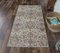 Tappeto Oushak vintage in lana, 2x4 beige, beige, Immagine 2