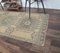 3x11 Vintage Turkish Oushak Handmade Wool Runner Rug in Beige, Image 4