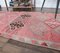 3x12 Vintage Turkish Oushak Red Runner in Hand-Knotted Wool 5