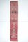 3x12 Vintage Turkish Oushak Red Runner in Hand-Knotted Wool, Image 1