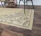 3x11 Vintage Turkish Oushak Handmade Wool Half Runner Rug 4