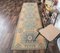 3x11 Vintage Turkish Oushak Handmade Orange Wool Runner Rug 2