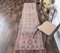 3x11 Vintage Turkish Oushak Hand-Knotted Runner in Light Purple 2