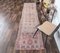 3x11 Vintage Turkish Oushak Hand-Knotted Runner in Light Purple, Image 2