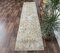 3x10 Vintage Turkish Oushak Distressed Floral Handmade Runner, Image 2