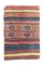 Tapis Kilim Vintage 4x6 Oushak Fait Main en Laine, Turquie 1