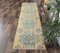 3x9 Vintage Turkish Oushak Handmade Yellow Wool Runner Rug, Image 2