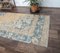 3x10 Vintage Turkish Oushak Handmade Wool Half Runner Rug, Image 4