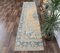 3x10 Vintage Turkish Oushak Handmade Wool Half Runner Rug 2