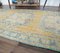 3x11 Vintage Turkish Oushak Handmade Mustard Wool Runner Rug, Image 5