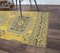 3x12 Vintage Turkish Oushak Runner Handmade in Hot Yellow Wool 4