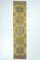 3x12 Vintage Turkish Oushak Runner Handmade in Hot Yellow Wool, Image 1