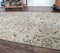 Tapis de Couloir 2x10 Vintage Oushak Fait à la Main Floral en Laine, Turquie 5