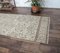 Tappeto Oushak vintage a forma di tappeto fatto a mano con motivo floreale, lana, 2x10, Immagine 4