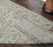 Tapis de Couloir 2x10 Vintage Oushak Fait à la Main Floral en Laine, Turquie 6