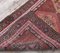 3x13 Vintage Turkish Oushak Hand-Knotted Red Wool Runner 6