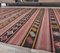 Tapis Kilim Oushak Vintage Fait Main en Laine, Turquie, 5x8 5