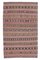 Tapis Kilim Oushak Vintage Fait Main en Laine, Turquie, 5x8 1