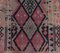 3x13 Vintage Turkish Oushak Handmade Wool Rug in Pink, Image 6