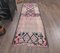 3x13 Vintage Turkish Oushak Handmade Wool Rug in Pink, Image 2