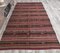 Türkischer Vintage 6x11 Oushak Kilim Teppich aus roter Wolle 1