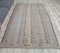 Tapis Oushak Vintage Kilim Zigzag Faite à la Main, Turquie, 5 x 9 2