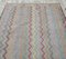 5x9 Vintage Turkish Oushak Handmade Zigzag Kilim Area Rug 6