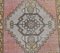 2x10 Vintage Turkish Handmade Pink Runner Carpet 6