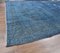 9x13 Vintage Turkish Night Blue-Colored Carpet in Handmade Wool 6