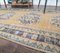 Alfombra de pasillo Oushak turca antigua desvaída de lana de 3x12, Imagen 5