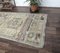 3x10 Antique Turkish Oushak Handmade Wool Faded Runner Rug 4