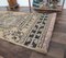 Tapis de Couloir 2x11 Vintage Oushak Fait à la Main Floral en Laine, Turquie 7