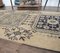 Tappeto 2x11 vintage a forma di tappeto Oushak floreale fatto a mano, Turchia, Immagine 5