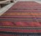 4x12 Vintage Turkish Oushak Handmade Wool Kilim Runner Rug 4