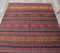 Tappeto Kilim 4x12 vintage fatto a mano, Turchia, Immagine 6