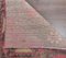 Alfombra de pasillo turca Oushak turca vintage de 3x8 en rojo carmesí, Imagen 6