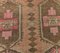 3x13 Antiker türkischer Oushak Ikat Läufer Teppich aus Oushak 6