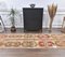 3x13 Antique Turkish Oushak Handmade Wool Ikat Runner Rug 2